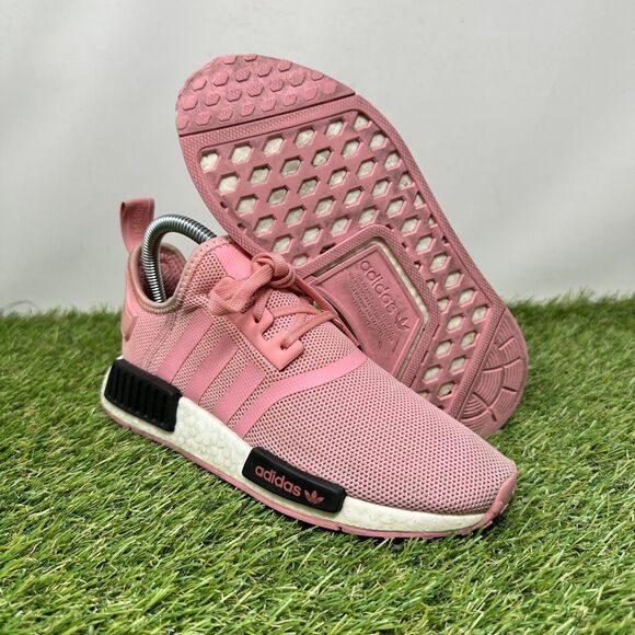 adidas Other - Adidas NMD R1 Girls Size 4Y Pink Black Athletic Running Shoes Sneakers B42086